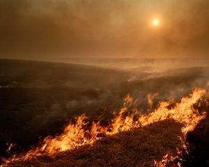FIre in the Flint Hills.