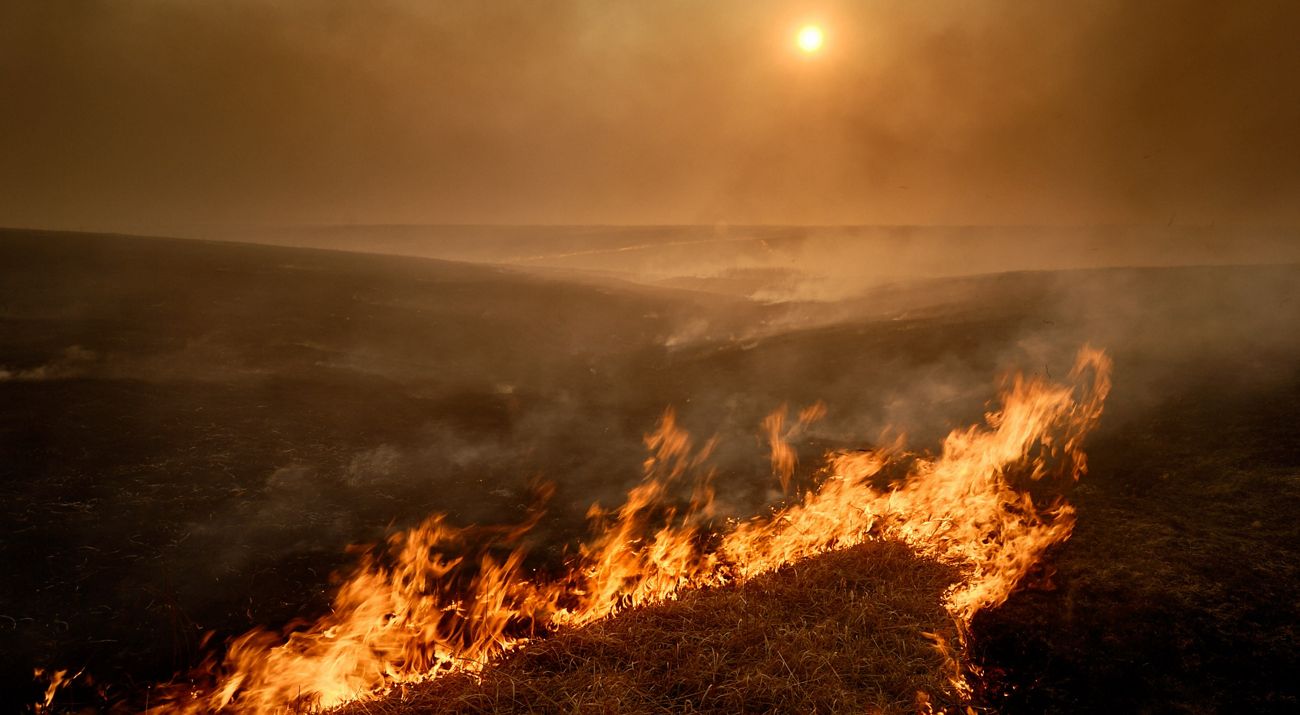 Fire in the Flint Hills.
