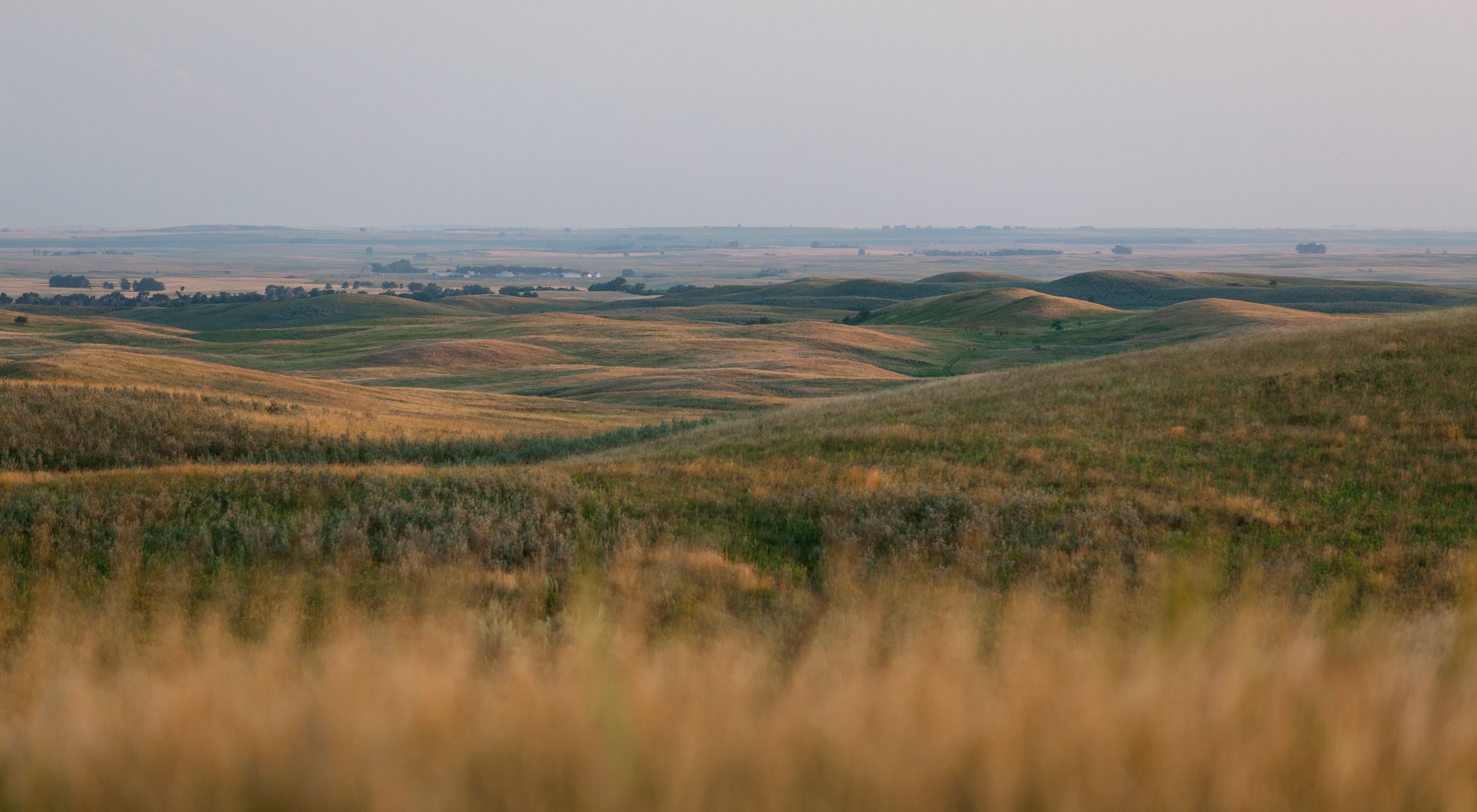Landscape view of Davis Ranch in North Dakota