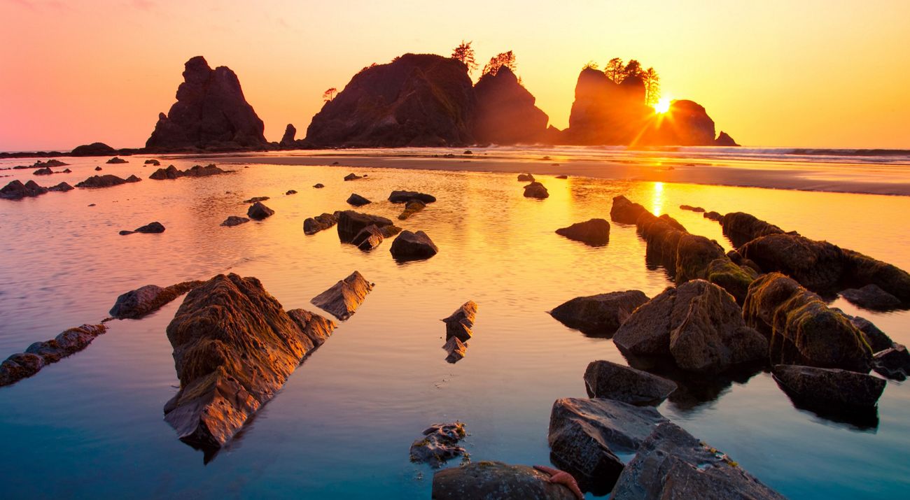 Arches at sunset