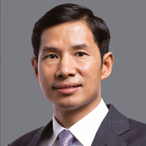 Headshot of Fred Hu.