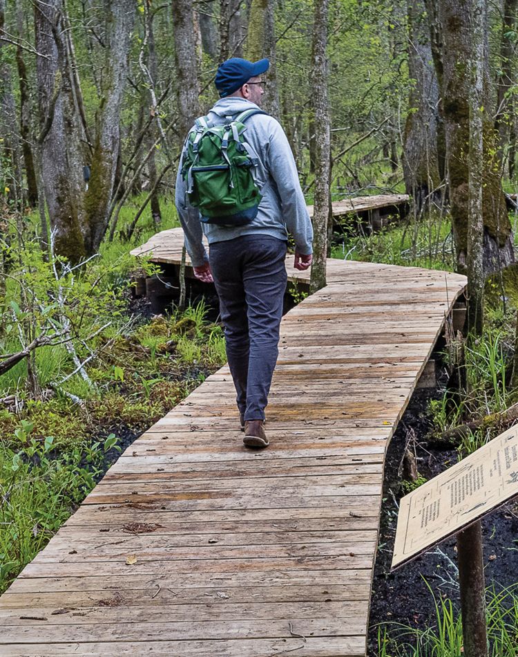 Geocaching in a preserves