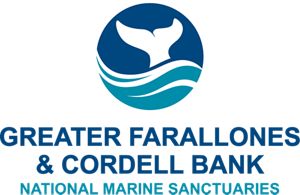 Greater Farallones and Cordell Bank National Marine Sanctuaries logo.