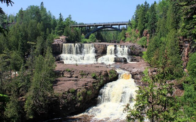 Rivers on the North Shore, like the one found at Gooseberry Falls State Park, depend on healthy forests to maintain water quality.