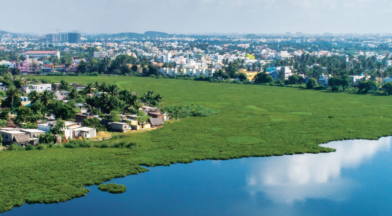 Photo highlighting Greenprint work in India.