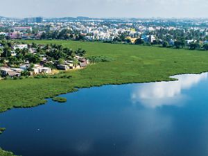 City of Chennai has a population of 12 million people and precious remaining wetland open space