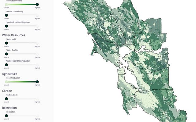 Bay Area Greenprint Map