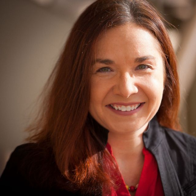 TNC chief scientist Katharine Hayhoe smiles for camera.