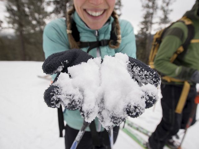 Ecologist Emily Howe leads The Nature Conservancy’s snowpack research in Washington. 