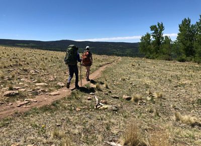 Hikers in the Sangre de Cristos