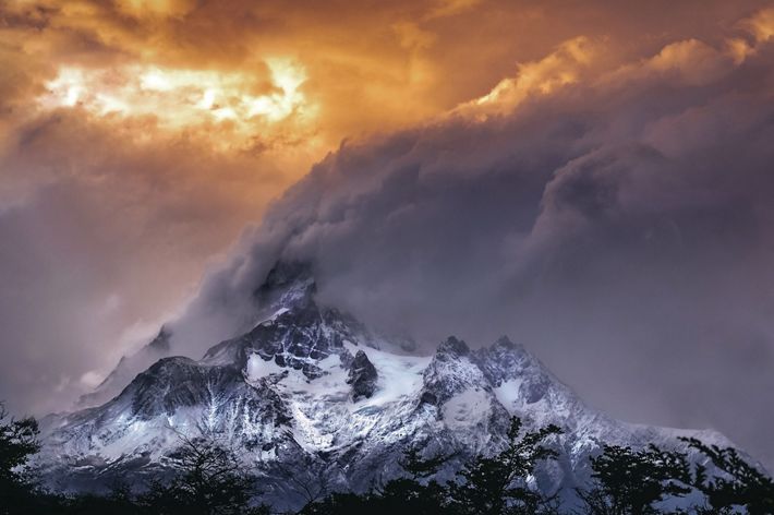 Torres Del Paine National Park in Chile. January, 2019.