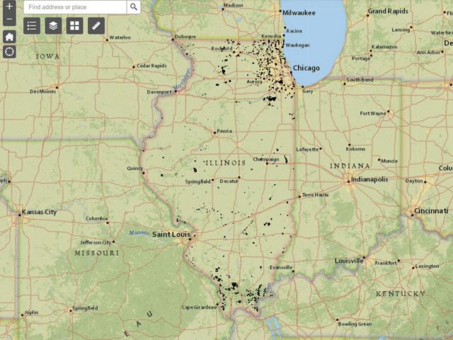 Illinois Prescribed Burn Map