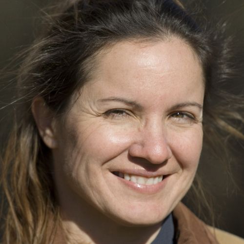 Maria Lemke in the field.