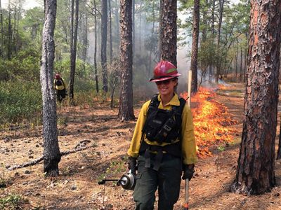 Wildlands firefighter