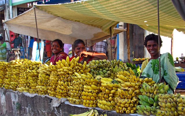 Banana street vendors