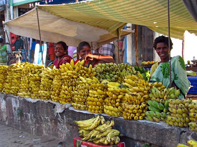 Banana street vendors