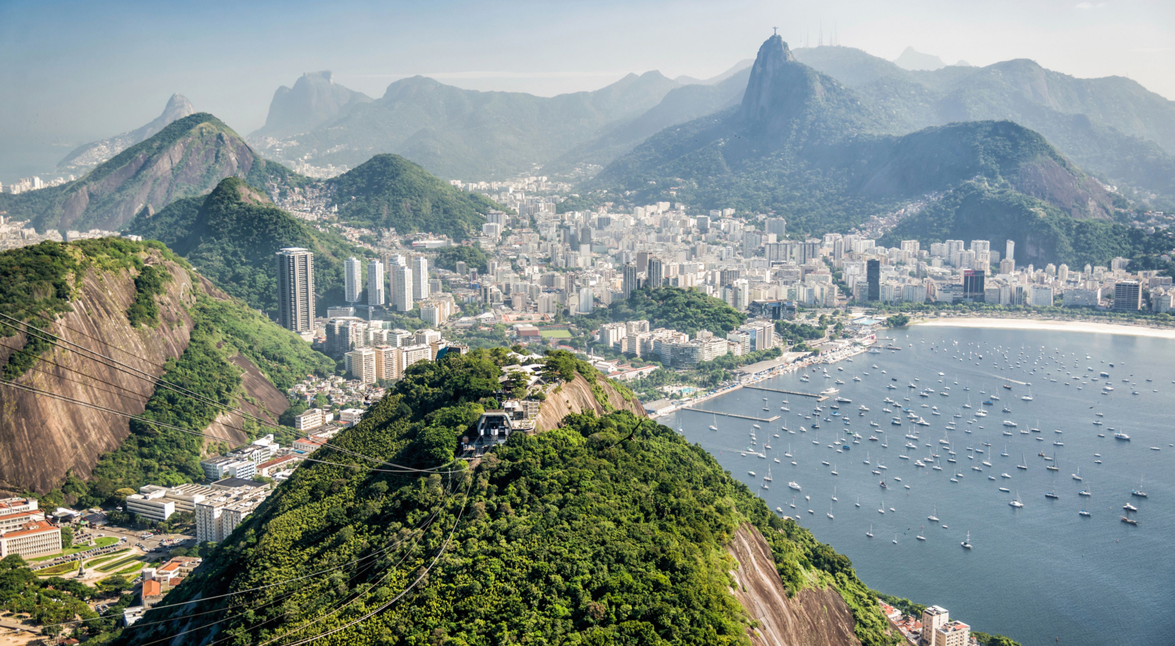  Aerial view of Rio de Janeiro