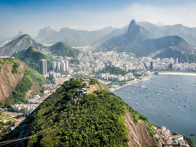Vista de río de Janeiro
