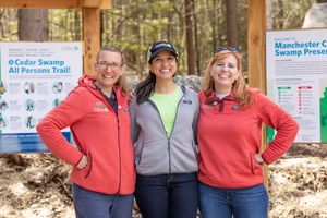TNC's Joanne Glode, Sheila Vargas and Megan Latour.
