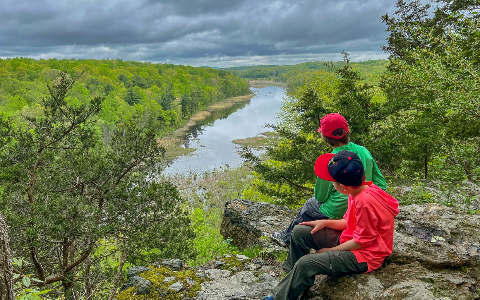 Hike to High Rocks The whole family will enjoy the incredible views from High Rocks.  © Juan Melli / Take A Hike