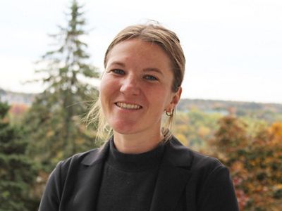 A portrait of Karen Blakelock.