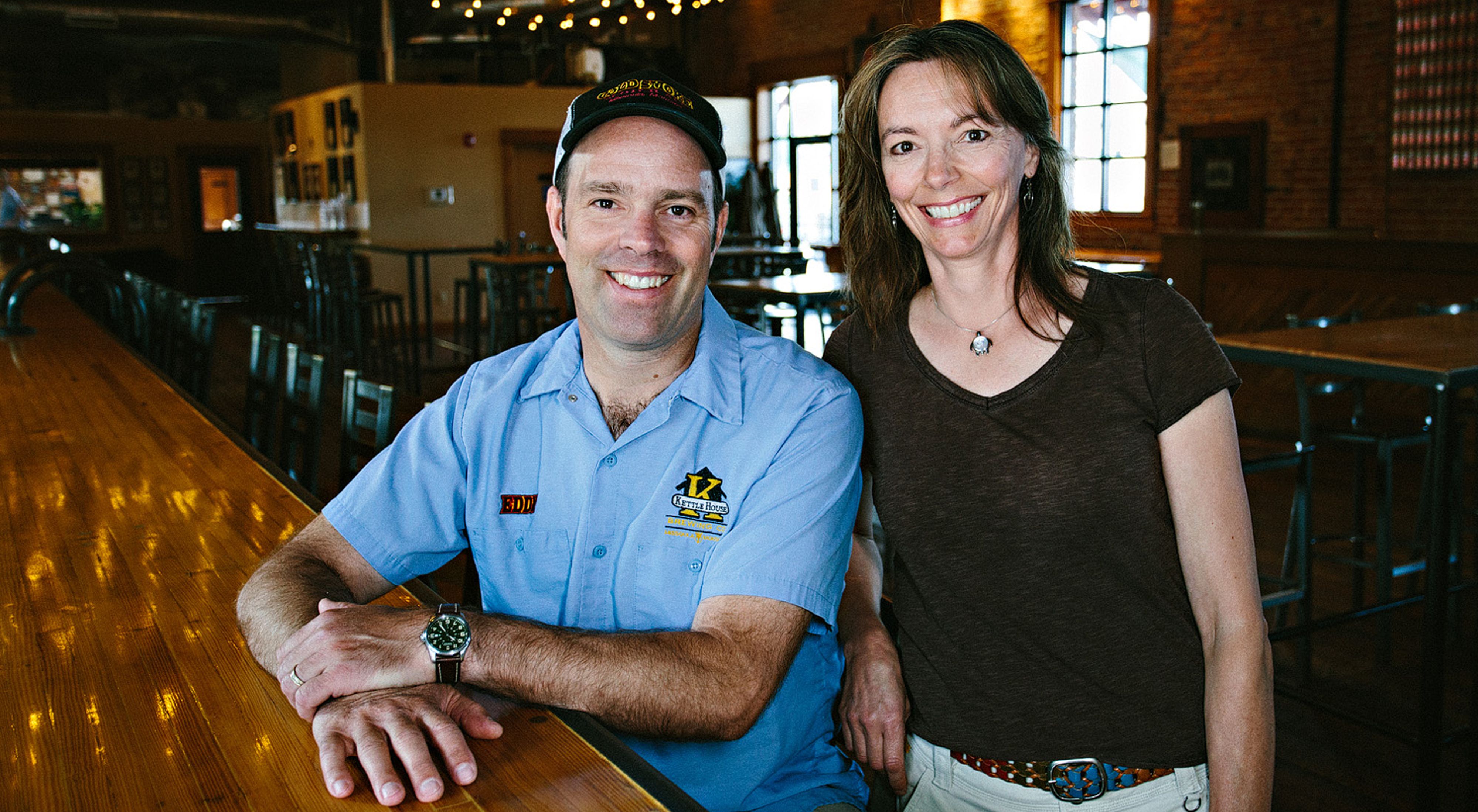KettleHouse Brewing founders Tim O'Leary and Suzy Rizza