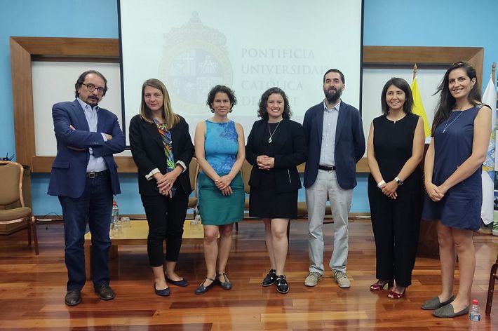 Participantes del evento de lanzamiento estudio "Soluciones basadas en la Naturaleza para Chile"