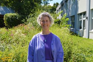 New Hampshire volunteer Laura Andrews.