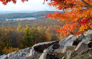 A view from hawk rock overlook.