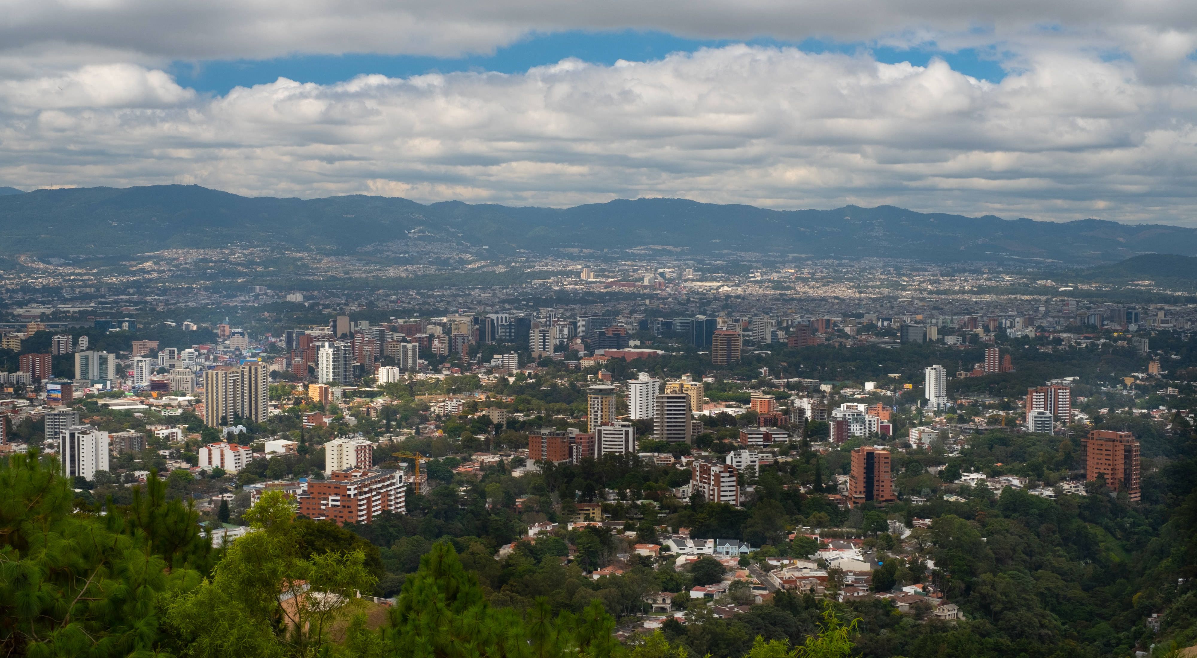view of Guatemala City