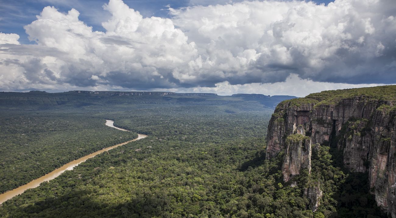 Sierra de Chiribiquete in Colombia.