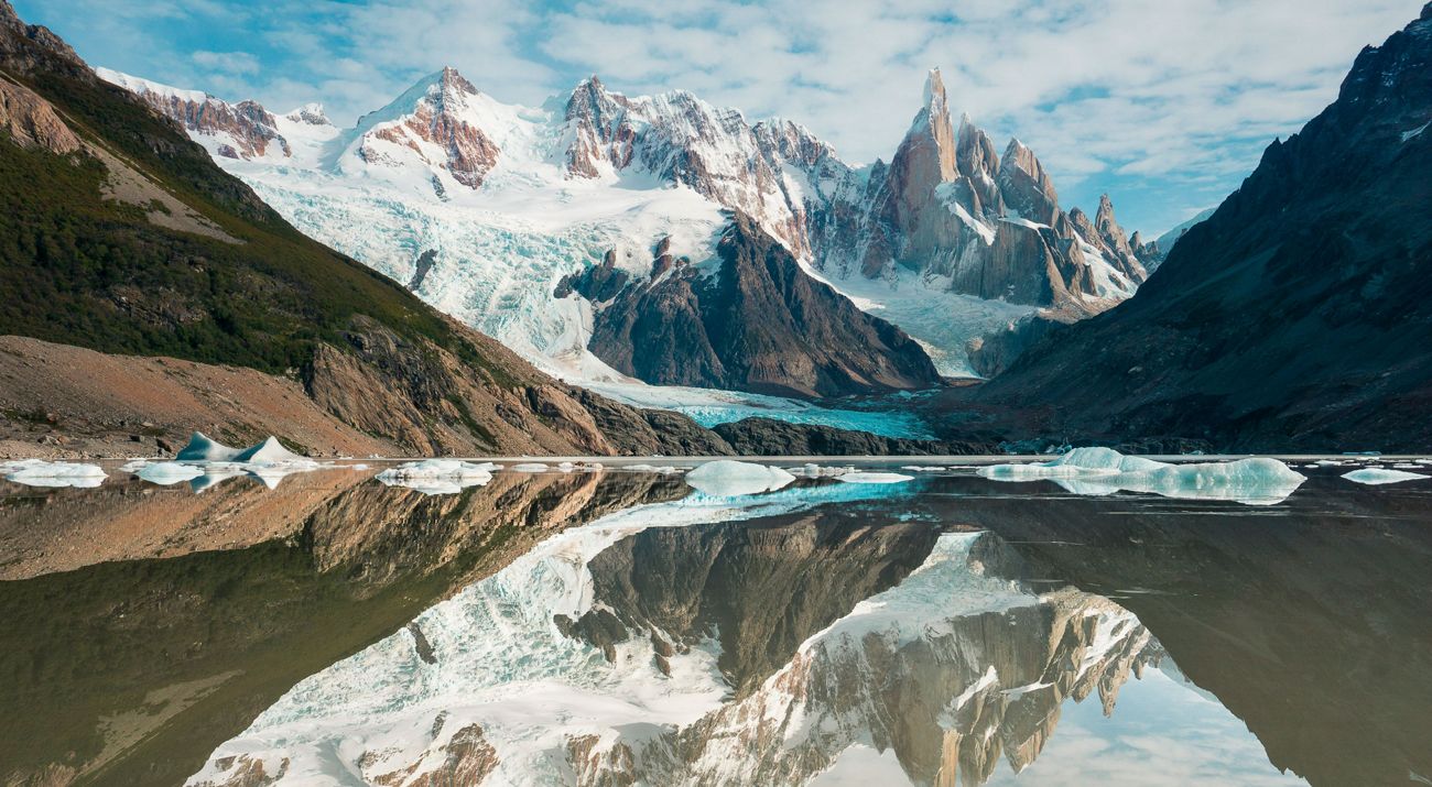 Atardecer en el sur de Argentina