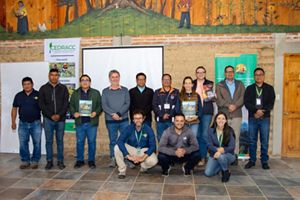 Trece personas posan para foto grupal.