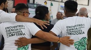 Círculo de la palabra entre personas de pueblos indígenas.