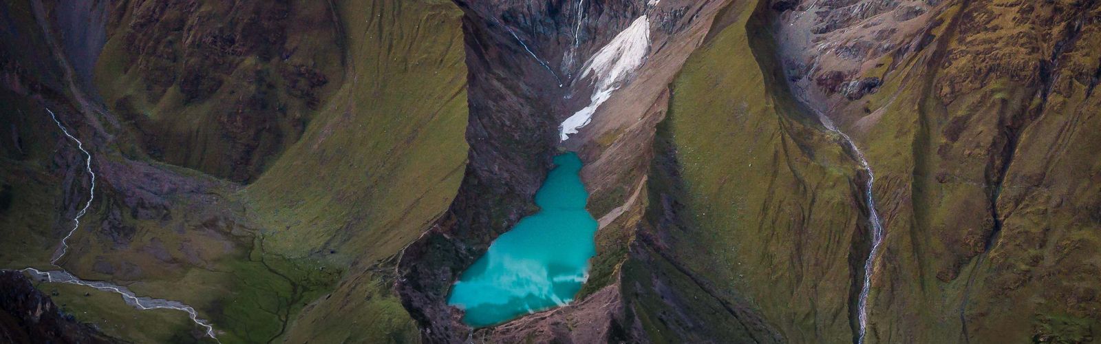 Glacier runoff from Nevado Salcantay feeding Laguna Humantay and the surrounding rivers. Taken in December 2018 near Cusco, Peru