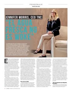 Jennifer Morris en Diario Financiero, Chile.