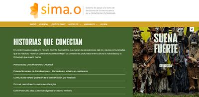 Grafica de una pagina web sobre Orinoquia Suena Fuerte.