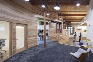 A view of the entryway of the Maine TNC offices.