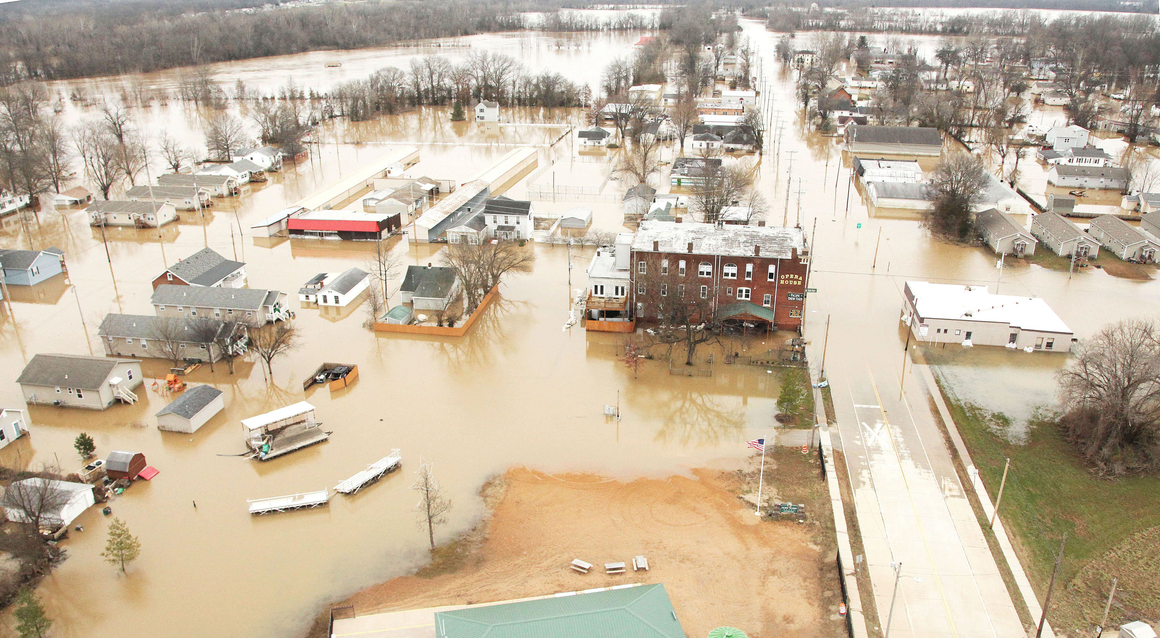 Flooding on Missouri's Meramec River