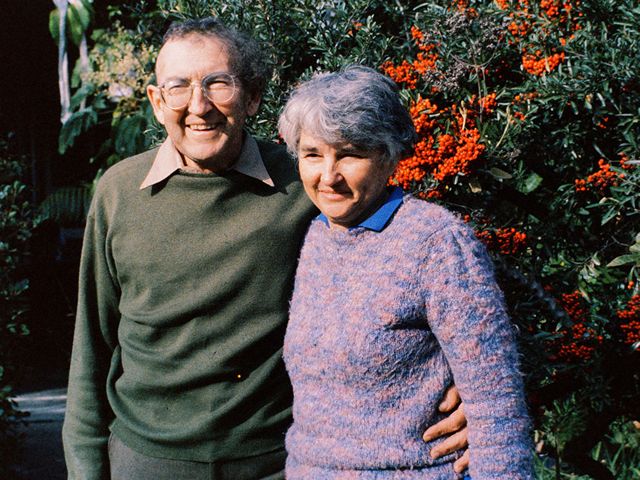 Montague and Joan Griffin standing together in 1993.
