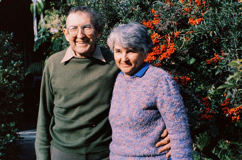 Montague and Joan Griffin standing together in 1993.