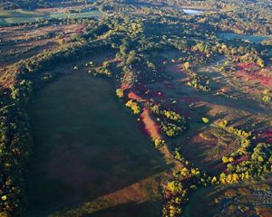 Aerial of Lake Johanna Esker.