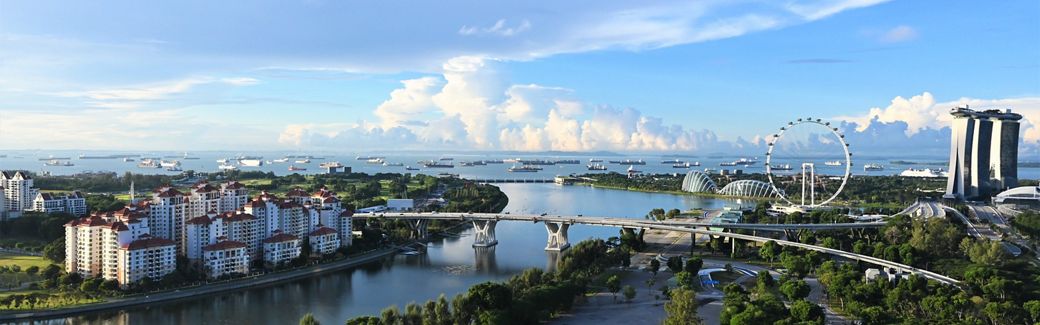 A beautiful day in Singapore.