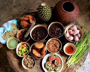 Made with ingredients from the milpa and Maya garden.
