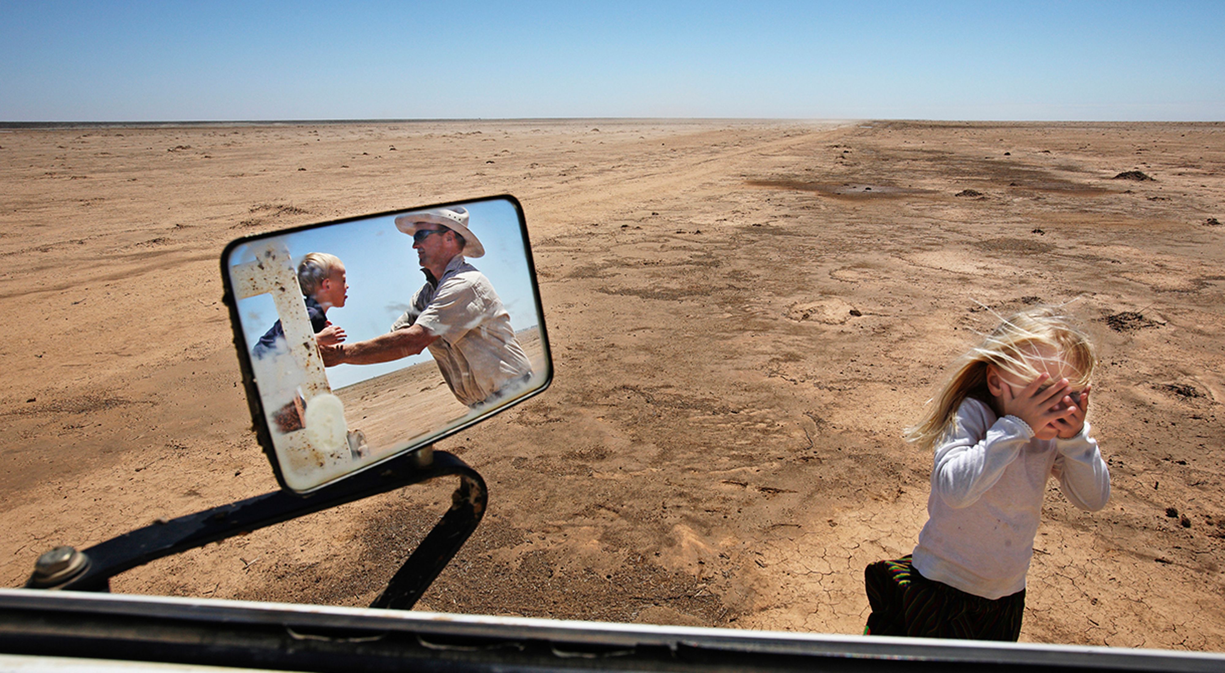 A dried up paddock on a farm in New South Wales, Australia