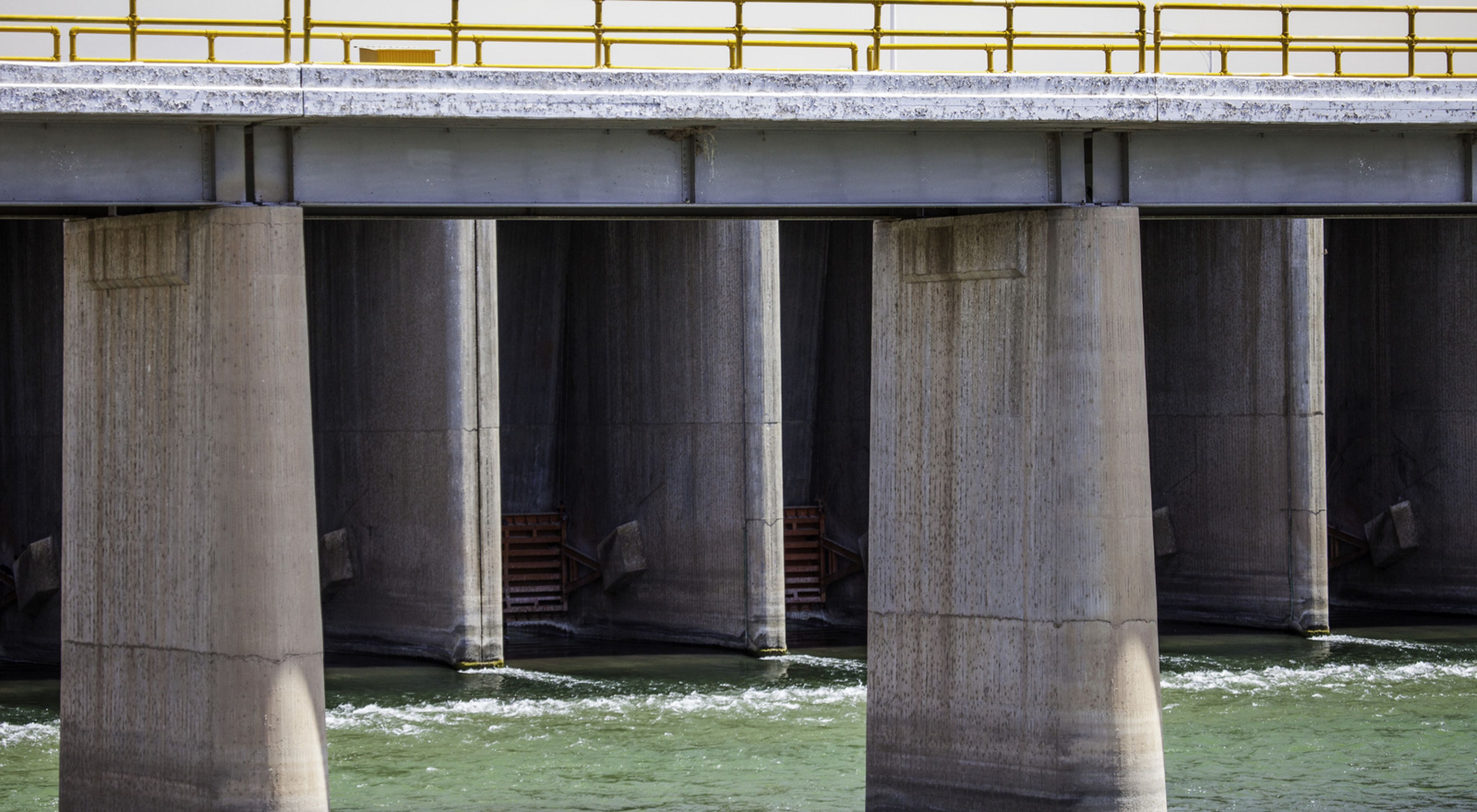 After a 1944 United States-Mexico Treaty the Morelos Dam was built in 1950 across the Colorado River between the town of Los Algodones, Baja California, and Yuma County, Arizona. The eastern half the dam lies inside United States territory; but Mexico is responsible for all maintenance. The dam allows Mexico to divert its allotted water from the Colorado River to croplands in the Mexicali valley. The Morelos Dam is the final dam on the Colorado River, and is run by the International Boundary and Water Commission (IBWC).