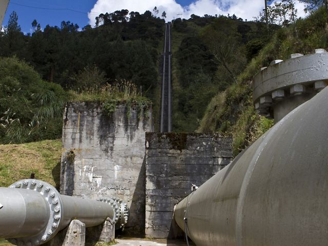 Hydropower dam in Ecuador