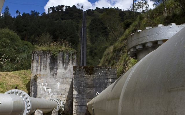 Hydropower dam in Ecuador