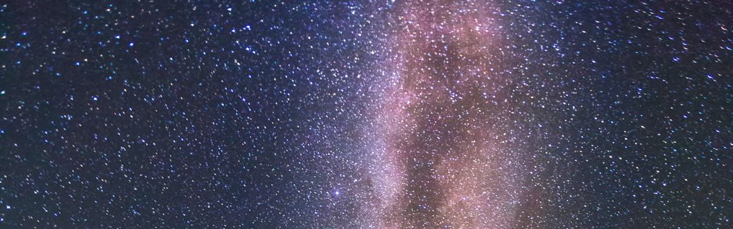Starry night over the Mongolian Gobi Desert.