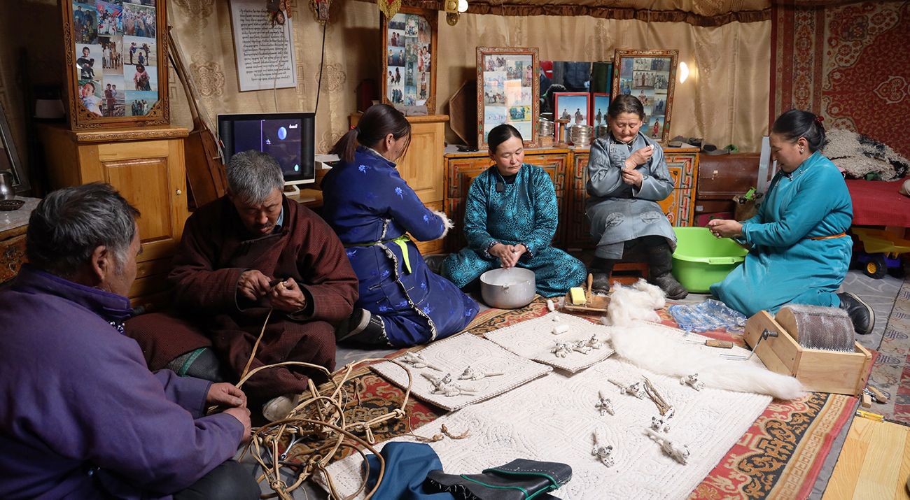 Members of Conservation-based organization is running a small business while protecting their lands.
